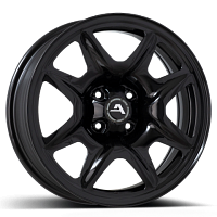 ALCAR HYBRIDRAD 04 black 6.5x16 ET32 4/108/65